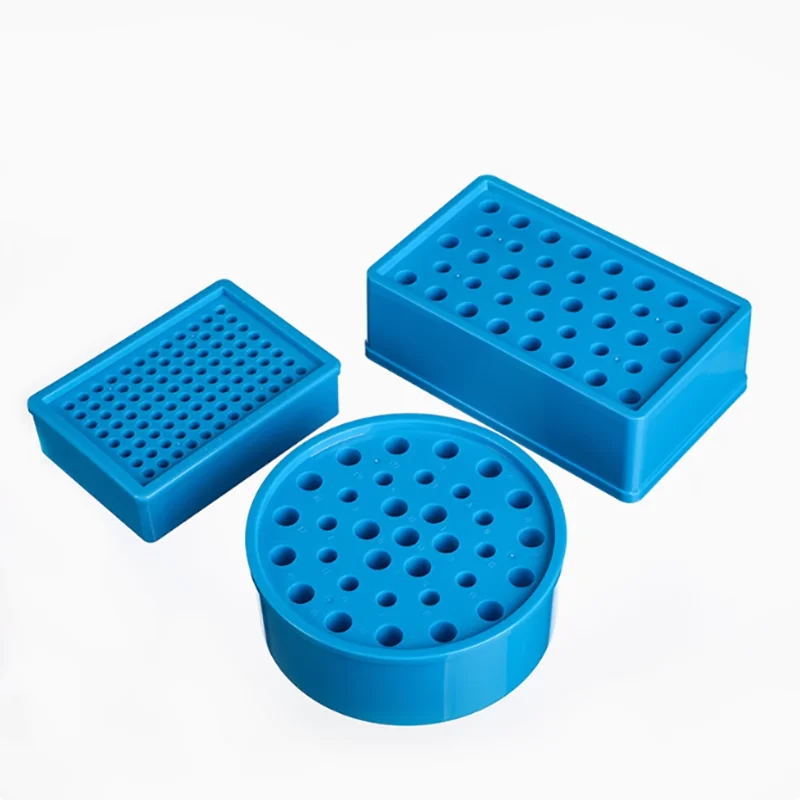 

PCR-Cooler PCR Accessories Round Multipurpose Low Temperature PCR Holder With Liquid For 1.5ml / 2ml Cooling Centrifuge Tube Box