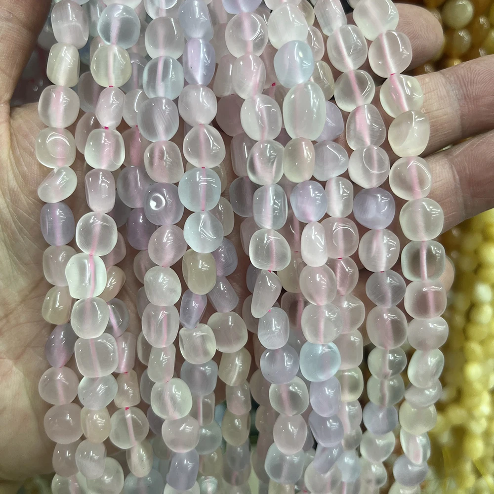8-10mm Irregular Natural Stone Amethyst Jades Agates Citrines Amazonite Quartz Beads For Jewelry Making DIY Bracelet Ear Studs
