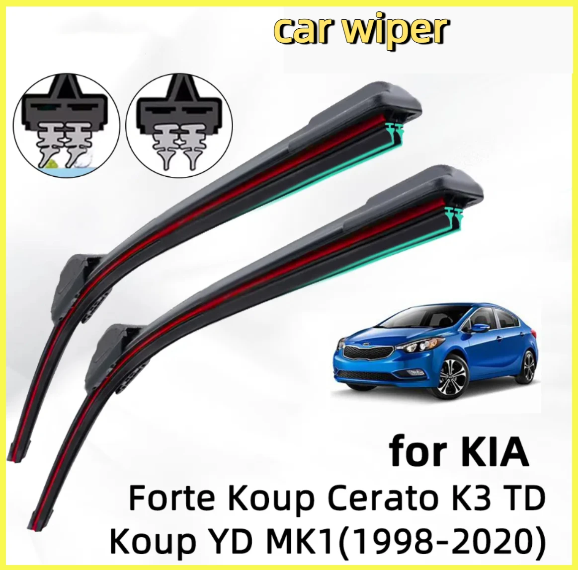 

Double Rubber Car Wiper for KIA Forte Koup MK1 Cerato K3 Koup TD YD Front Wiper Blades Brushes Cutter Accessories Windscreen