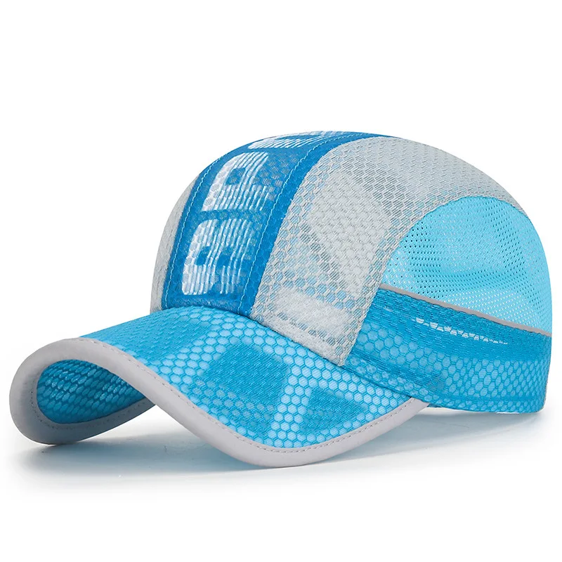 

New Kid Summer Middle Large kids Full Mesh Breathable Hat Kids Outdoor Shade Baseball Cap Children Travel Sunscreen Hat