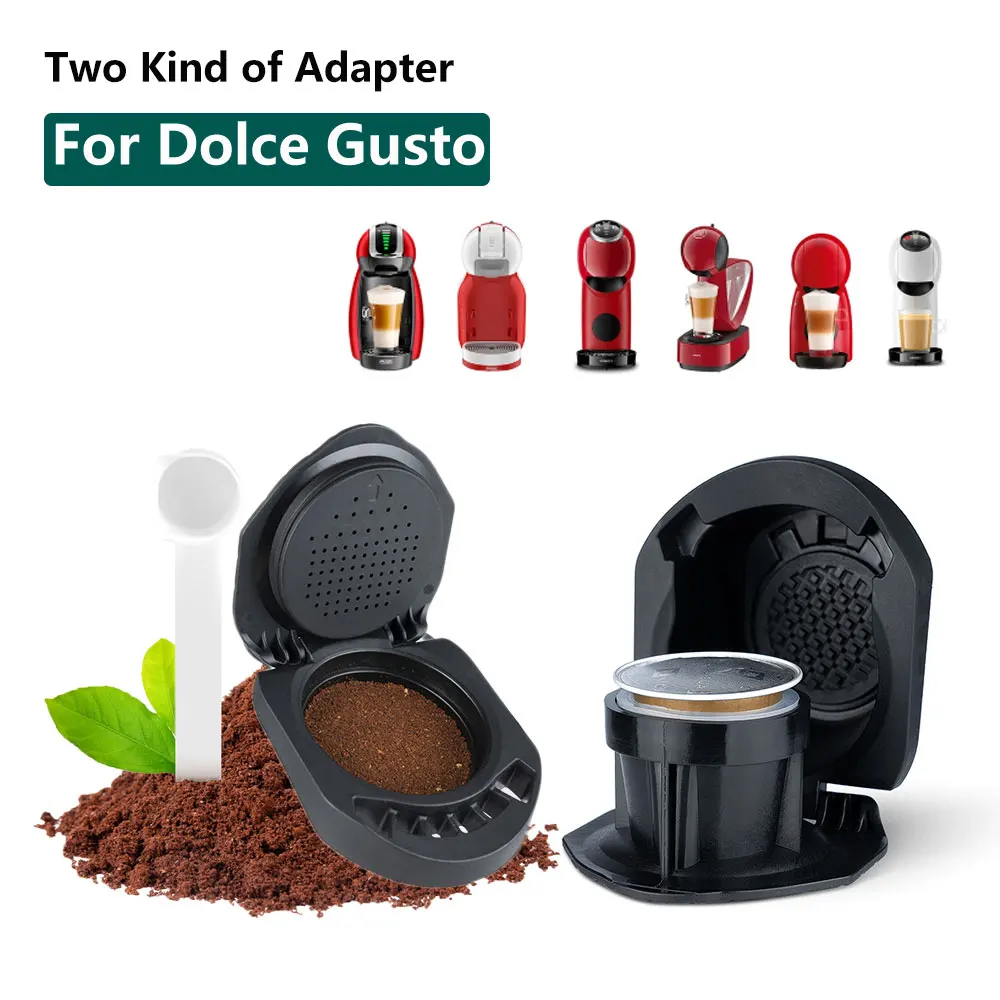 

Reusable Capsule Adapter for Dolce Gusto Refillable Coffee Capsule Convert Fit Genio S Piccolo XS Machine Coffee Accessories