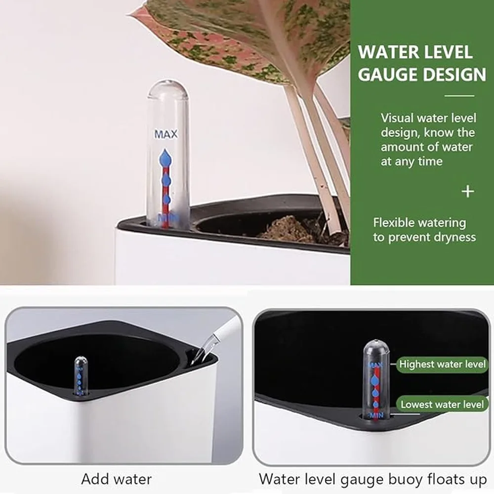 Hydrometer For Plants Water Meter For Indoor Plants Plant Moisture Indicator Easy Observation Water Level Gauge Right