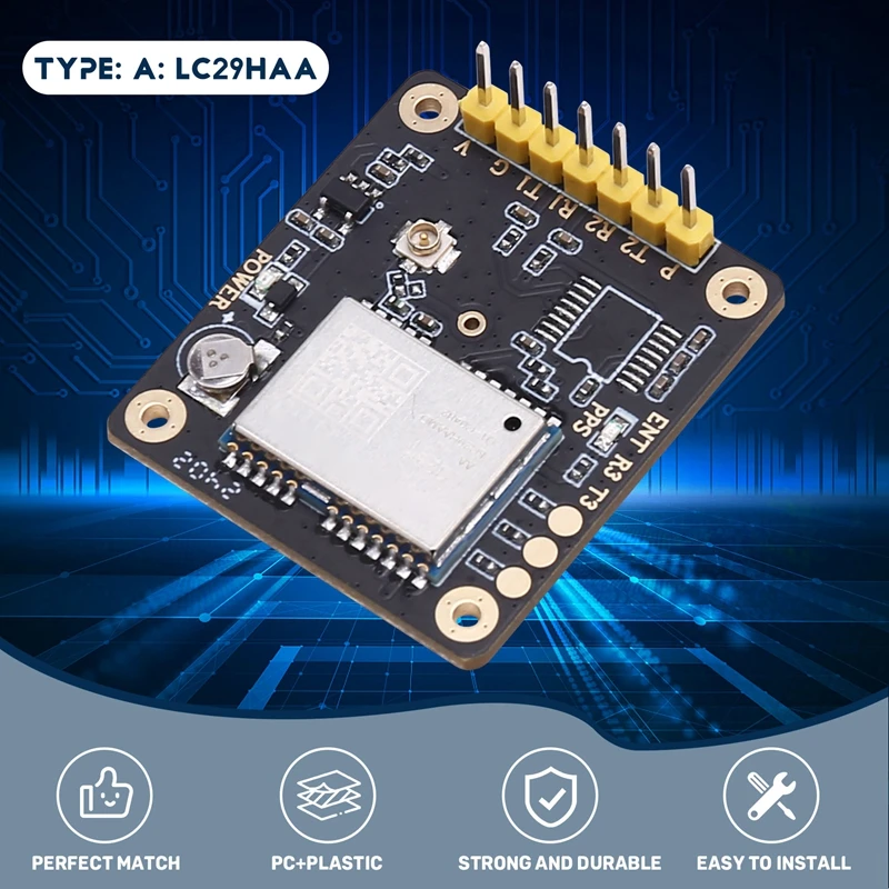 High Precision RTK Base Station Board Quectel LC29H Dual Frequency L1/L5 Positioning Module Output RTCM Data