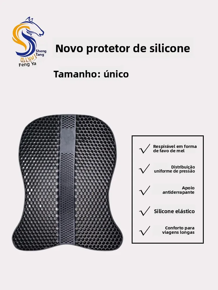 nouvelle-protection-antichoc-en-silicone-alveole-coussin-d'equilibre-antiderapant-et-anti-transpiration-equipement-d'equitation-fournitures-sportives-equestres