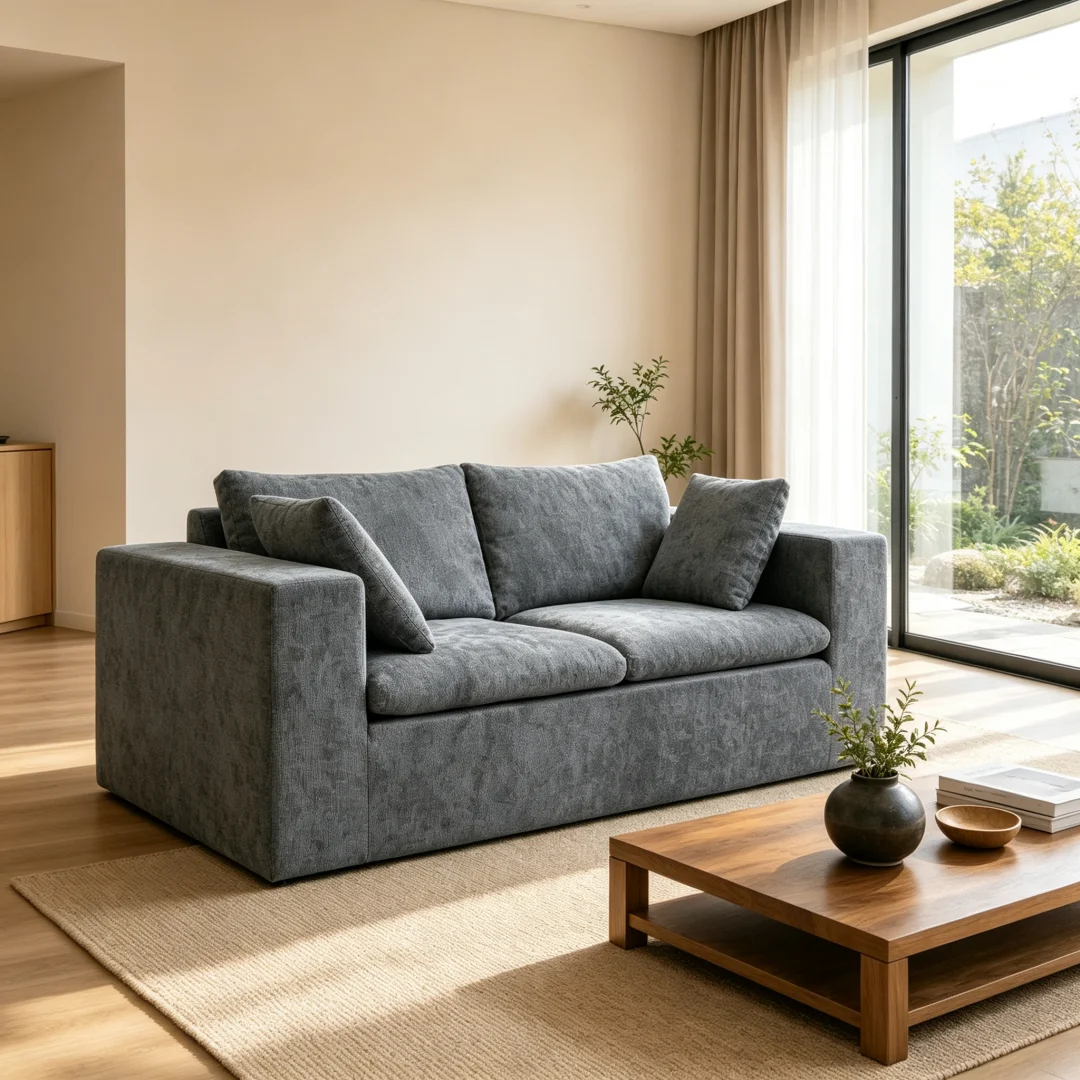 Customizable Upholstery Vacuum Pack Modular Compressed Sofa Set Modern Sectional Couch for Apartment Condo