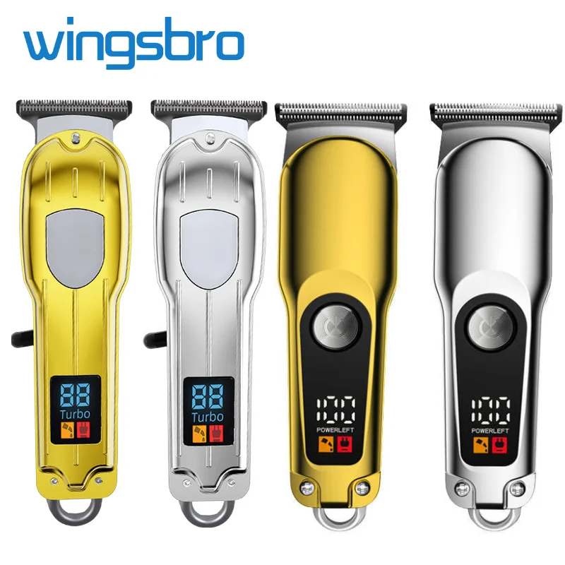 

Wingsbro stainless steel hair clipper electric rechargeable hair clipper home electric hair clipper Beard Trimmer shaver