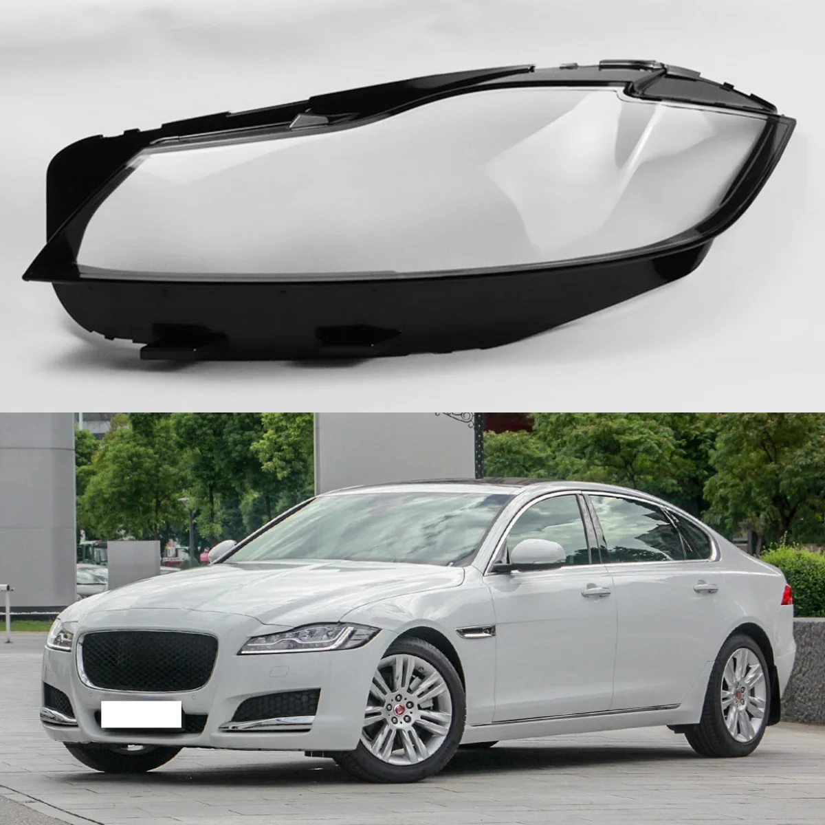

For Jaguar XF XFL 2016 2017 2018 2019 Car Gadgets Front Lamp Cover Glass Shell Car Front Headlight Lens Cover Lights Shell