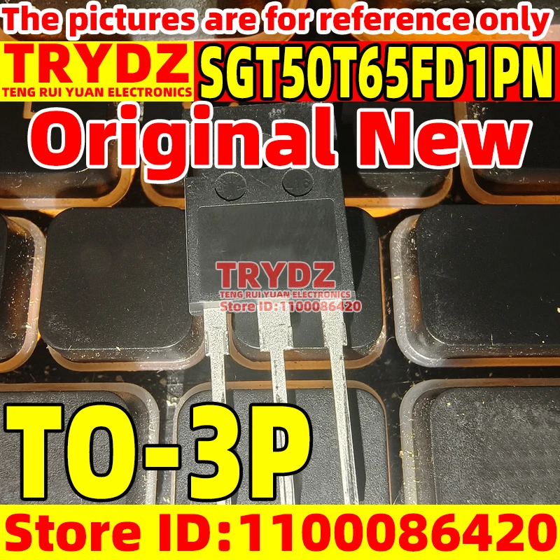 5-1pcs Original New SGT50T65FD1PN TO-3P Field effect transistor IGBT single tube