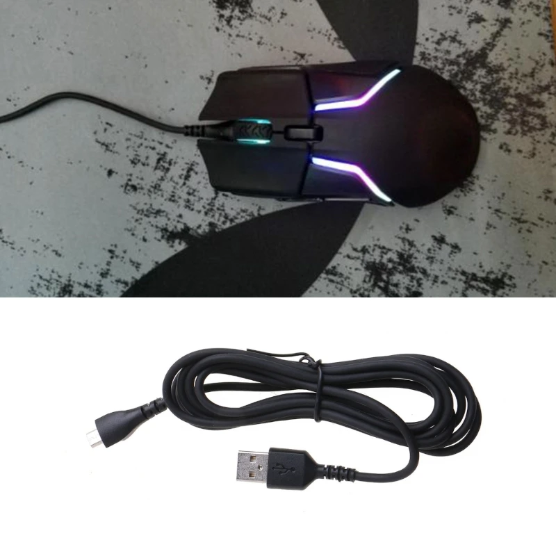 USB Mouse Wire Mouse Charging Cable Replace PVC Wire for Steelseries Rival 600