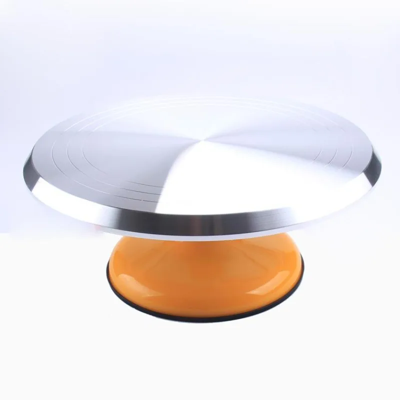 

Cake round piping table 10 12 14 inch aluminum alloy turntable