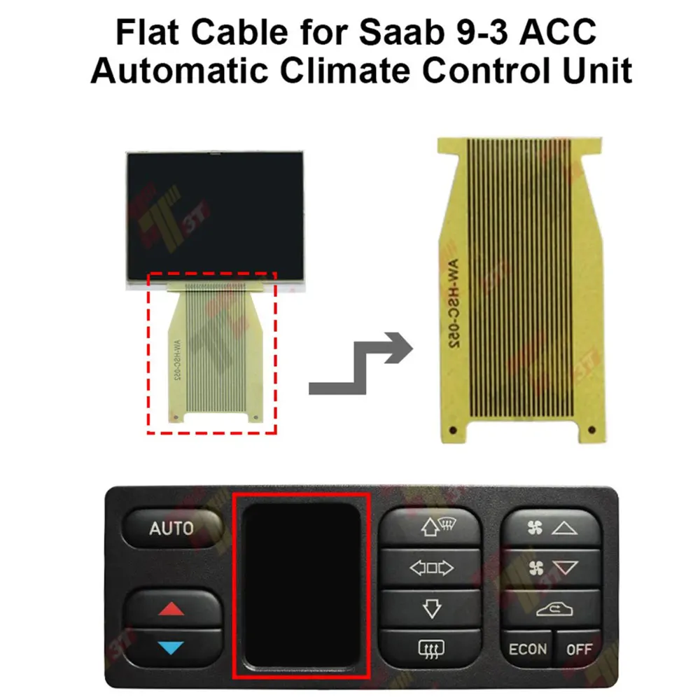 Flexibles Flachkabel für Saab 9-3 ACC Automatische Klimaanlage Fahrzeug-Elektrische Kommunikation Flexibles Flachkabel – Detail 2