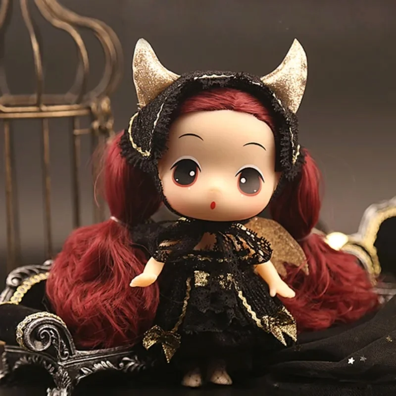 

Genuine Ddung Demon 18cm Little Devil And Angel Doll Darkness Series Dress Up Joint Doll Set Decor Toy Girlfriend Birthday Gift