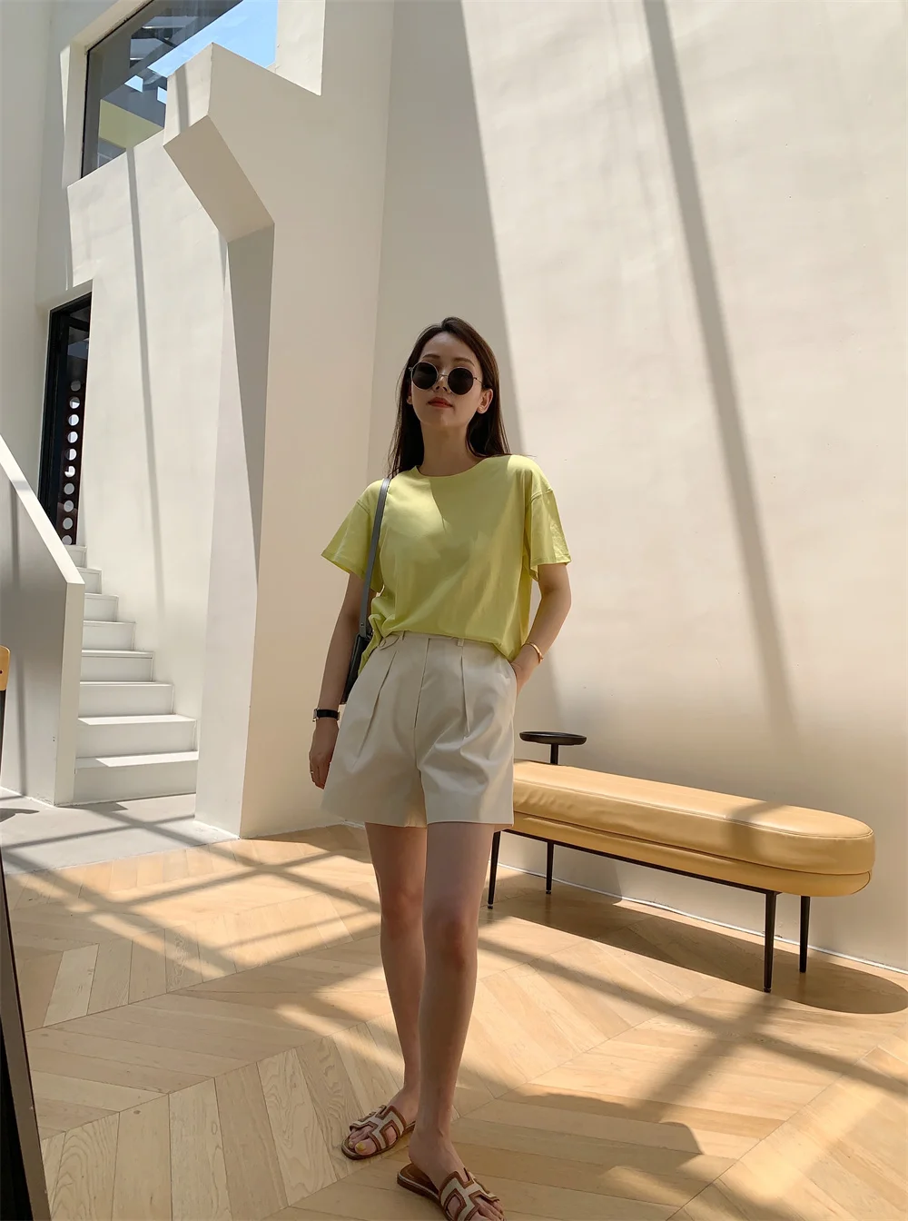 

Bright Color Women's T-irt by SPRING Summer New Arrival ort Sve Basic Sle round Ne Top Comfortable Fabric Commute ...