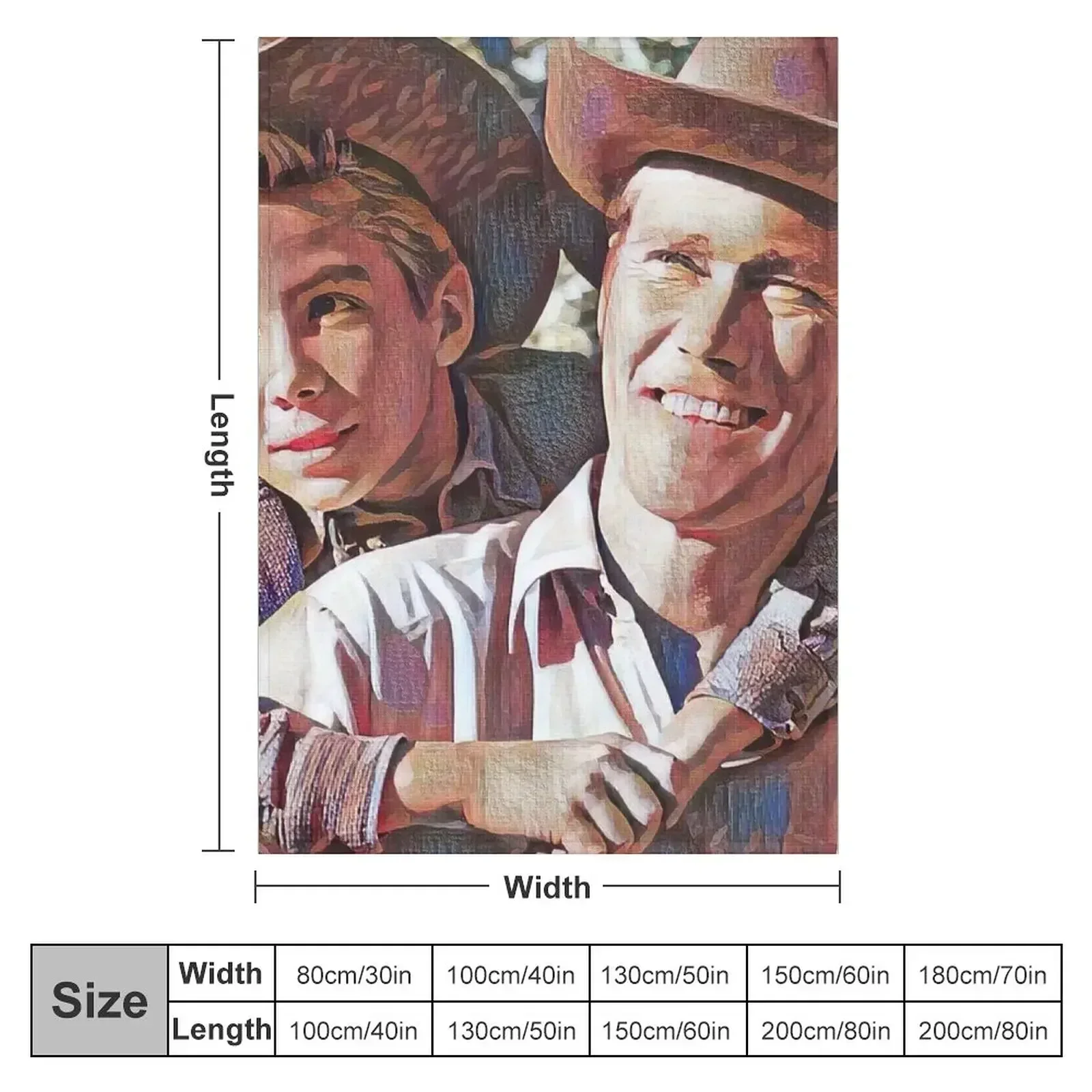 The Rifleman -- Mark with Pa! -- Denim Throw Blanket Blankets For Baby Thins Picnic Sofa Quilt Blankets