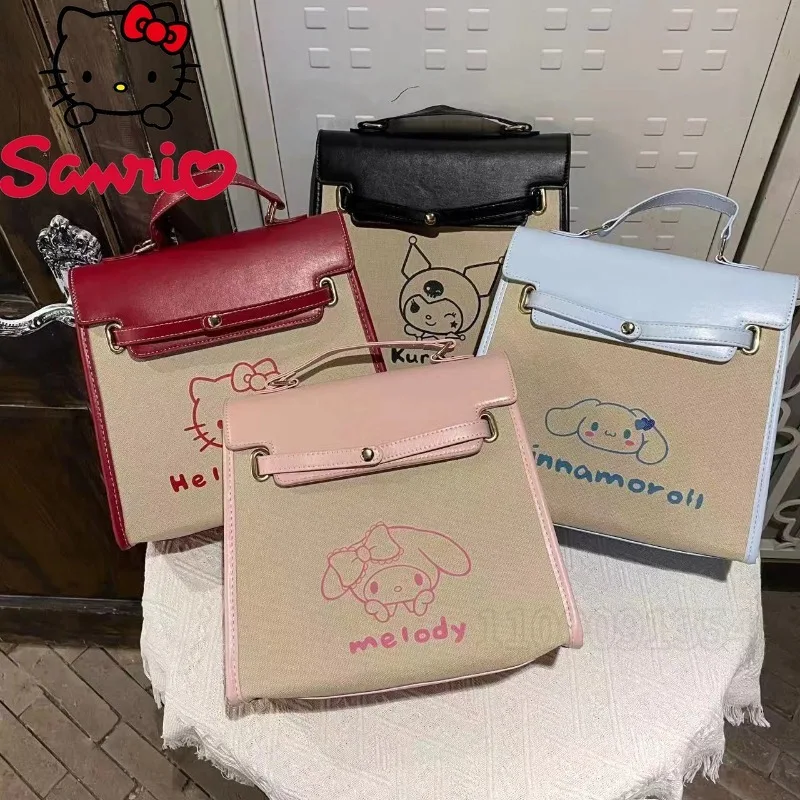 

Sanrio New Fashion Casual Backpack Cartoon Cute Student Schoolbag Large Capacity Lightweight Student Backpack High Quality