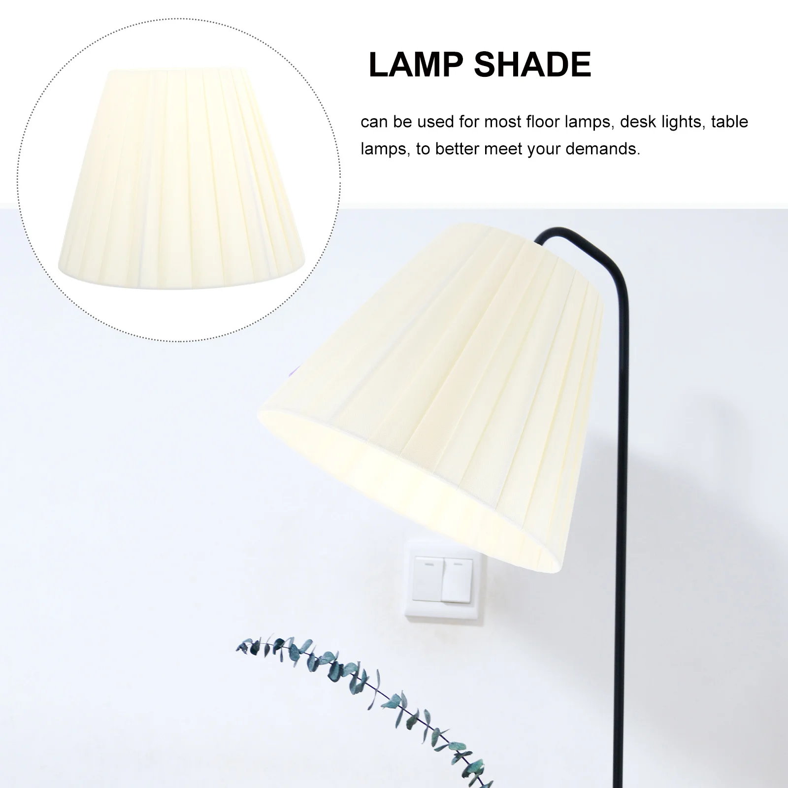 

Cloth Lamp Shade Modern Replacement For Table Floor Desk Lamp Lightweight Fabric Shade Bedside Study Home Hotel Lighting