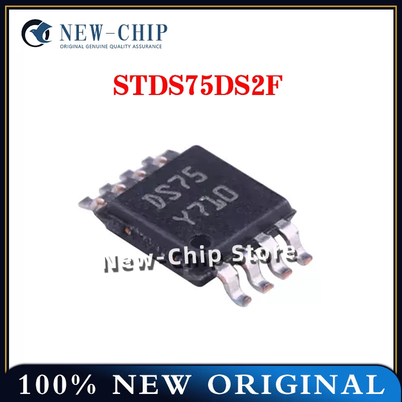 

5PCS-100PCS/LOT STDS75DS2F MSOP8 DS75 Temperature and humidity sensor STDS75 New Original