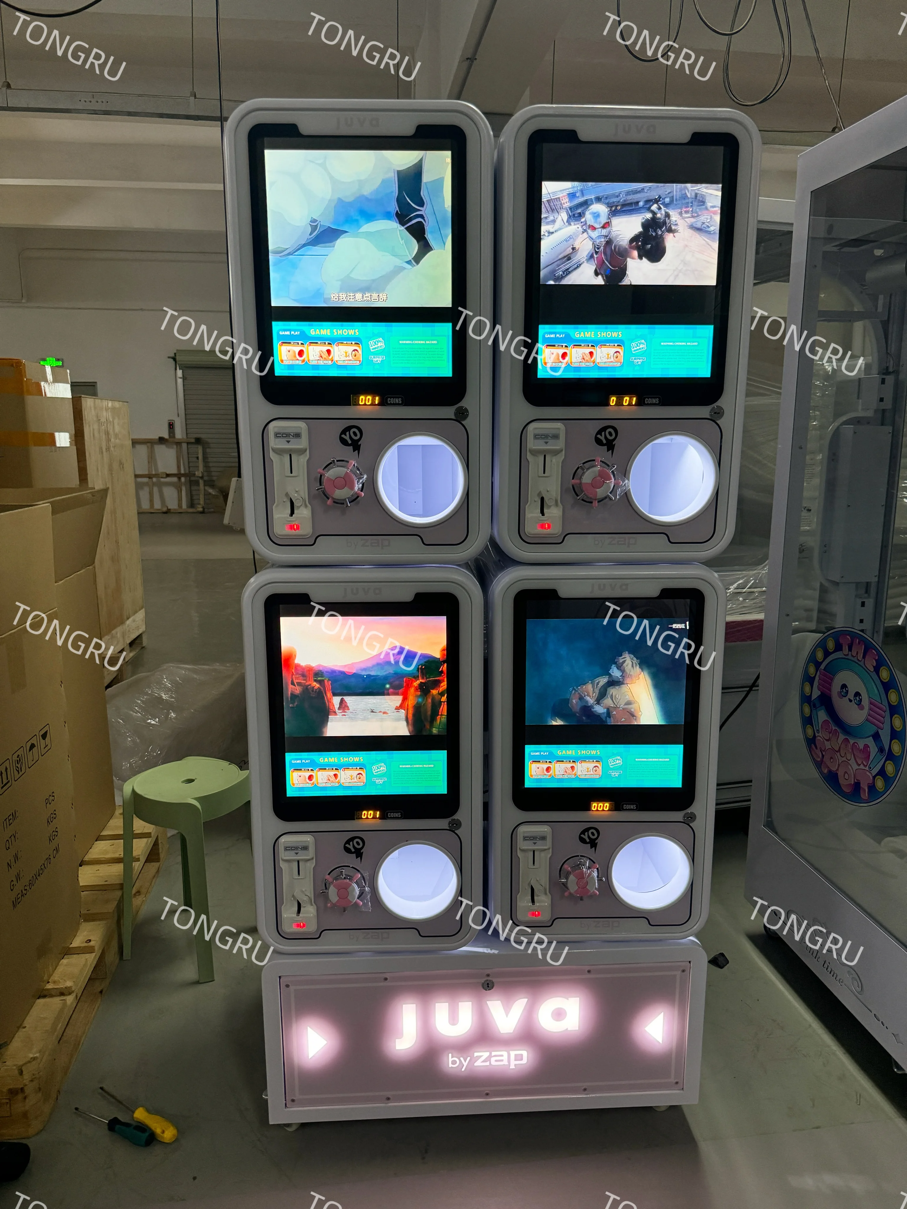 Coin Operated Games Vending Machine Big Toys Bouncy Ball/Gumball/Toys/Capsule Gacha Vending Machine