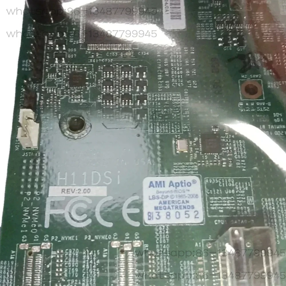 H11DSI-NT for  Industrial Package Dual-Socket Server E-ATX Motherboard EPYC PCI-E 3.0 DDR4 Support EPYC7001/7002