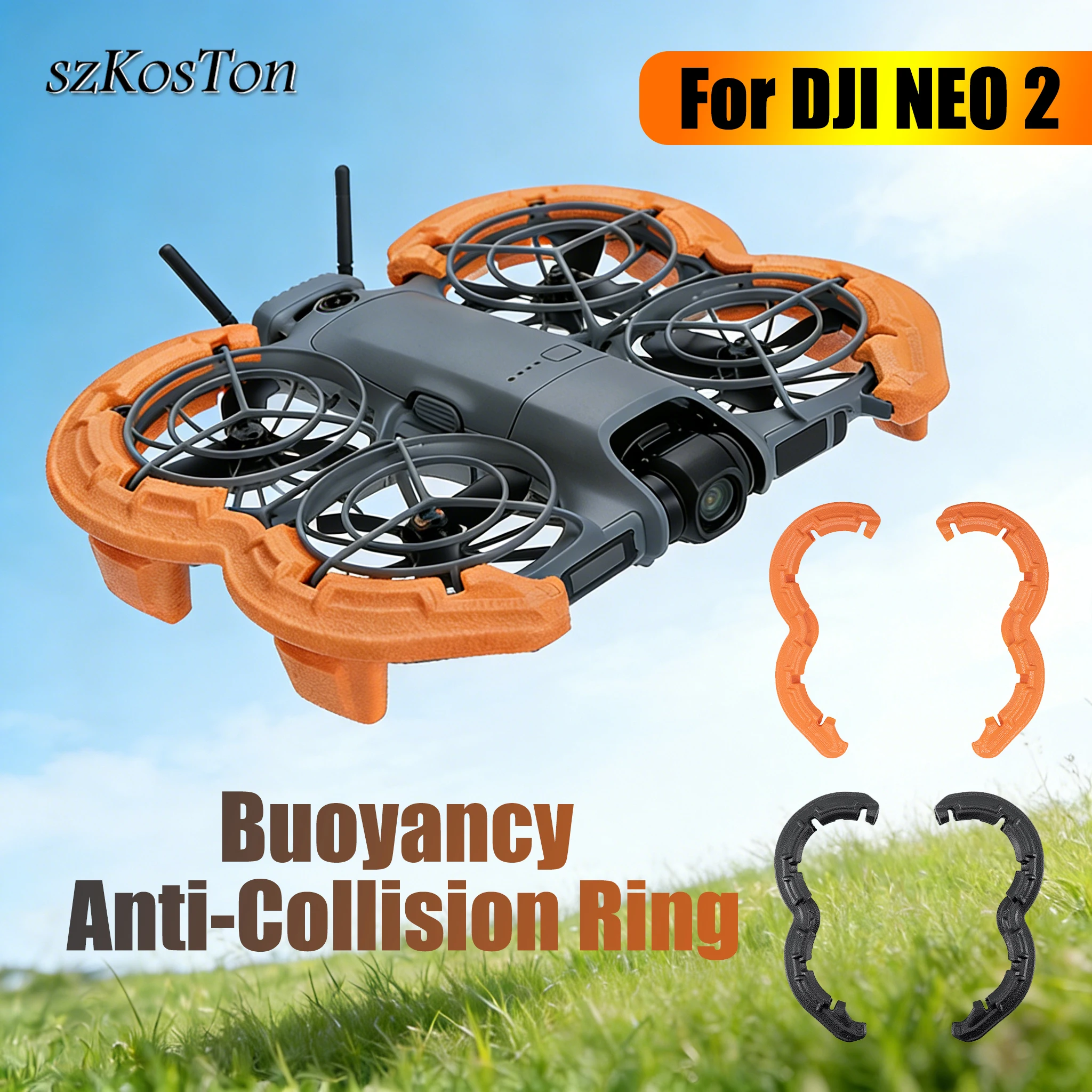 

For DJI NEO 2 Drone Parts Propeller Guard Cover EVA Floating Protector For DJI NEO 2 Anti-collision Ring Drone Accessories