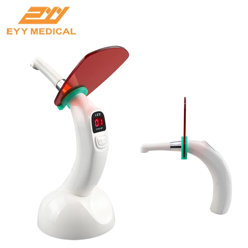 EYY Dental Curing Light 1s Cured Resin Odontological with LED Lamp 2000w Dental Photopolymerizer Wireless Tools