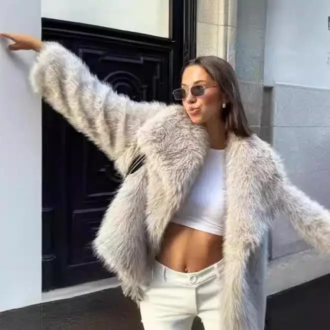 

Женское осенне-зимнее пальто Bla Fur Jaet из искусственной кожи, длинное, приталенное, в британском стиле, с капюшоном