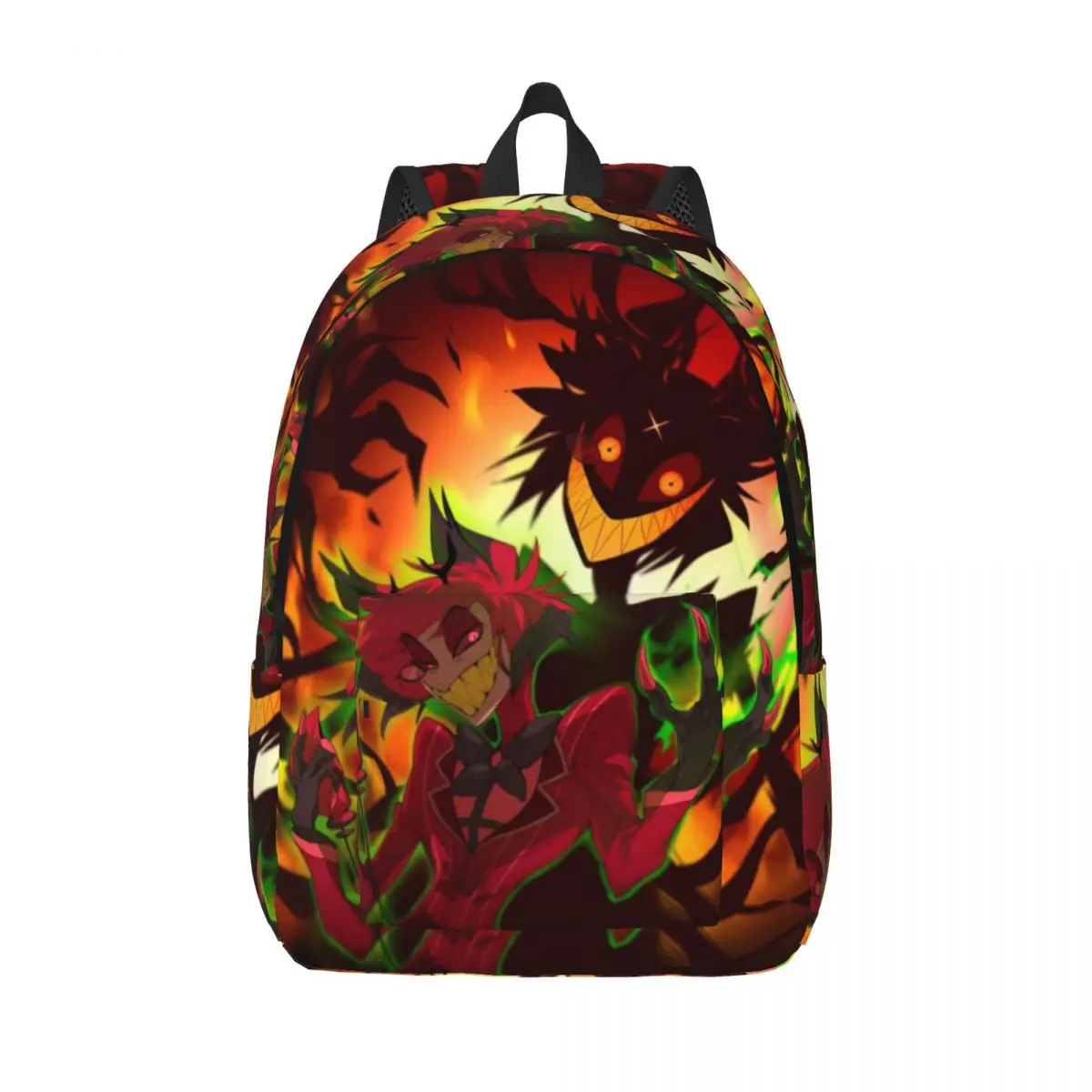 

H-Hazbins H-Hotels Alastor Vox Anime Backpack for Men Women Cool Student Business Daypack Laptop Computer Shoulder Bag Outdoor