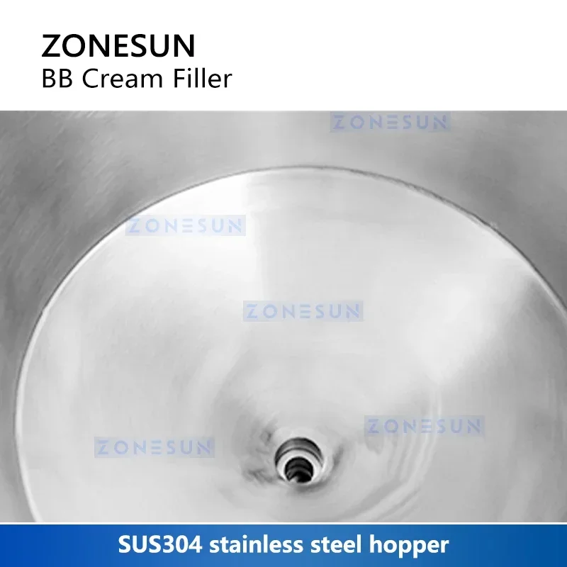 ZONESUN Riempitrice per crema BB Riempitrice per balsamo di bellezza CC Crema Lozione Cosmetici Trucco Attrezzatura per prodotti di bellezza ZS-GTBB2