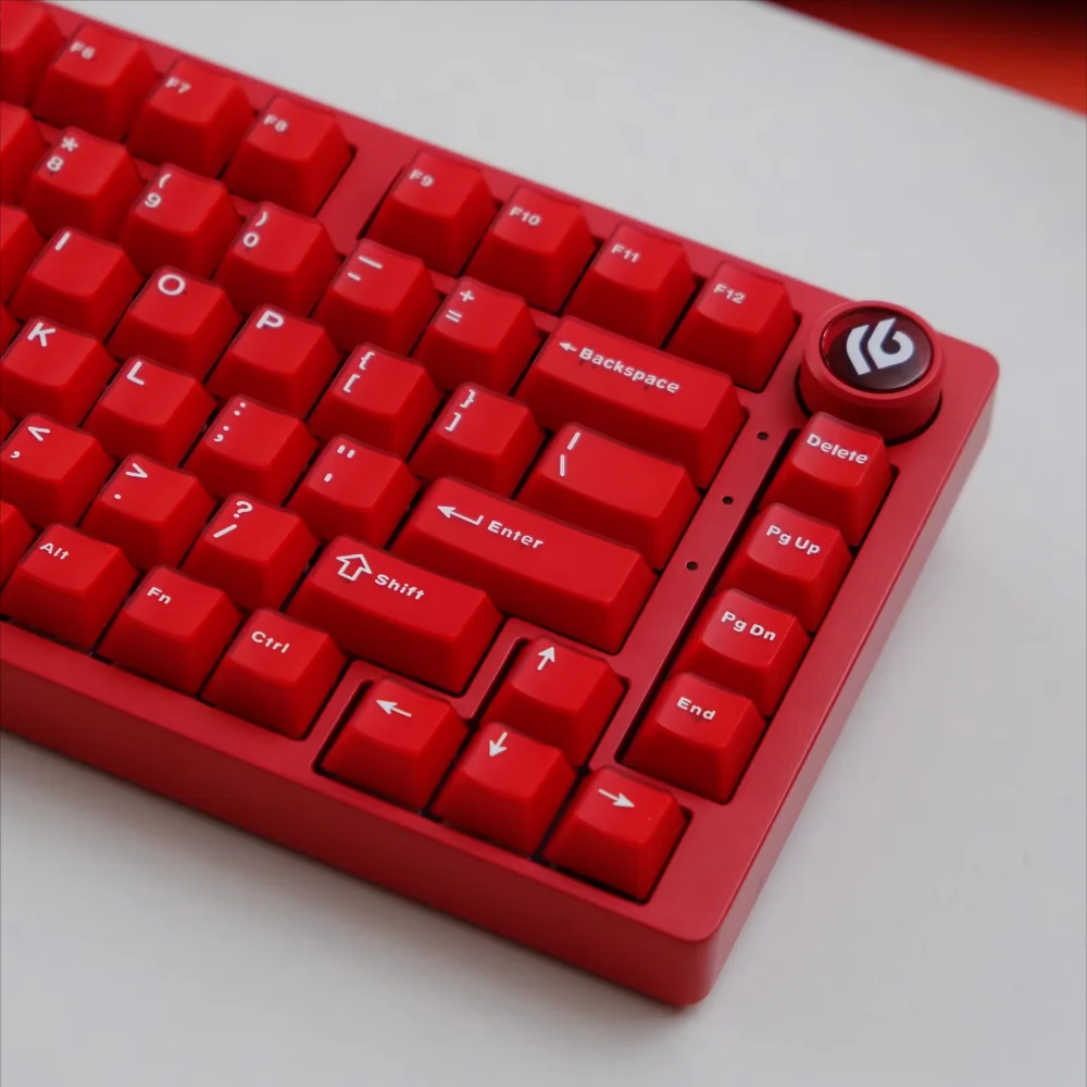 

Ruby 2-color Cherry Keycaps ABS Without Number Area for MX Switch 60/84/90/104/108 Layout Mechanical Keyboards