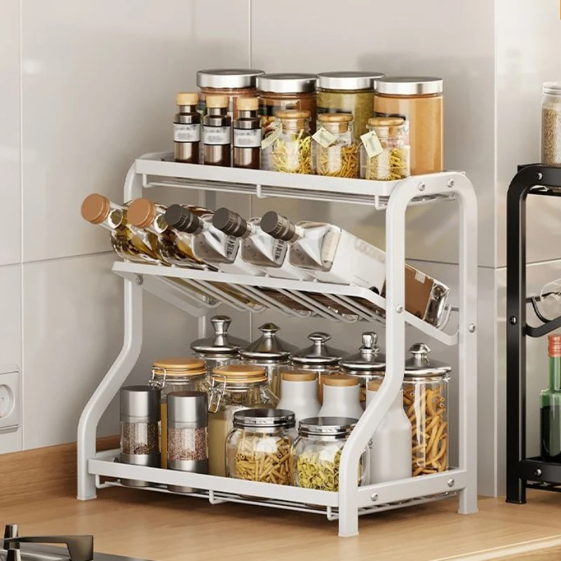 

New model Kitchen rack, seasoning rack, countertop, soy sauce seasoning, seasoning storage, shelf, household goods