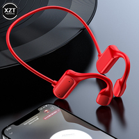 Waterproof BL09 Bluetooth 5.0 Wireless Headset Sports Stereo headphone Bone Conduction Audio Equipment Outdoor with Microphone