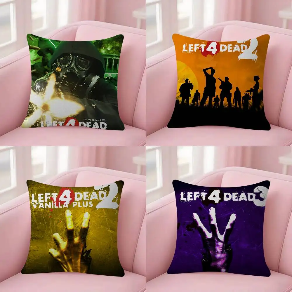 Fear Games L-Left 4 Dead 1 2 3 Pillow Dust Cover Bedroom Kids Party Decoration Pillowcase Birthday Children Gift