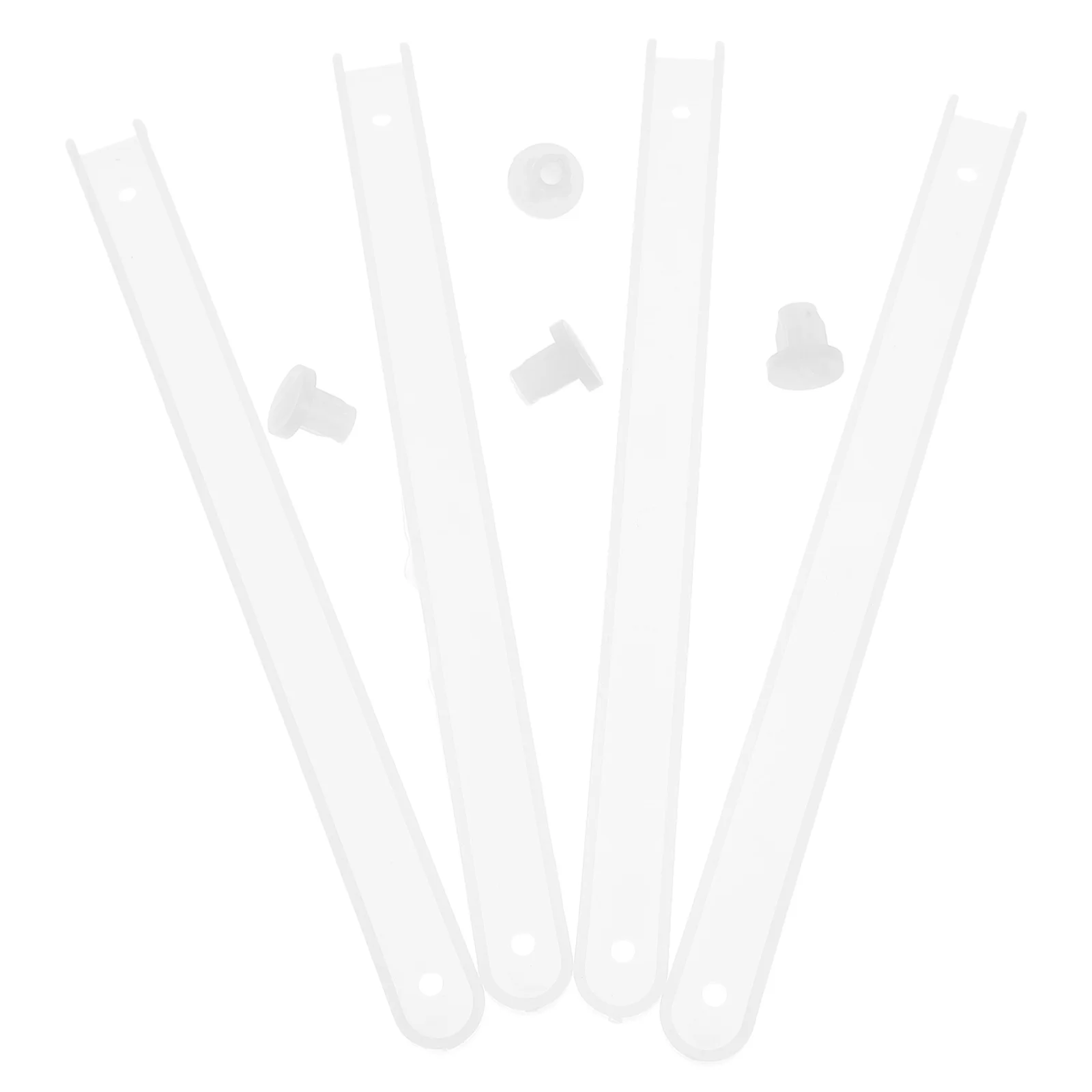 

Drawer Slides Track Cabinet Dresser Heavy Duty Plastic Mount Rails Furniture Slides Hardware Accessories Smooth Silent Self