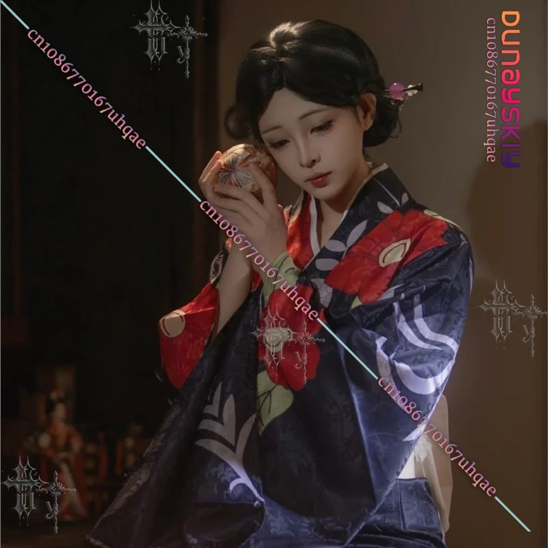 Tamayo Cos Flower Bead Ornament Hairpin Anime Role Play Hair Styling Prop Retro Hair Stick Cos Show Stage Accessory Collectible - view 5
