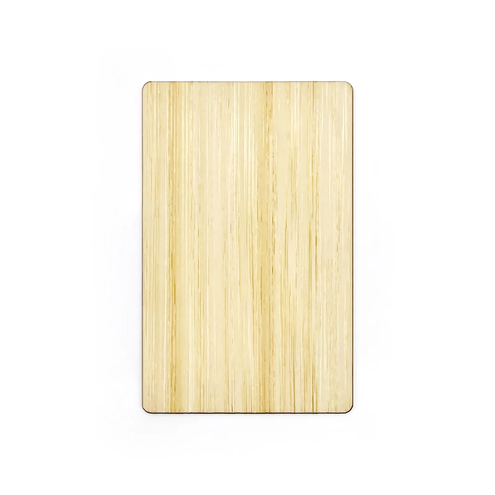 Wooden Card NFC 13.56MHZ RFID Tag 504Bytes 215Nt/ag Chip Membership Contactless Business Gift Social Recognition Lasercard