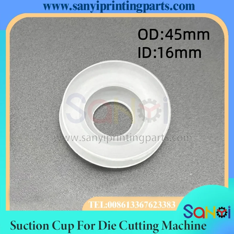 50 Pieces Double Layer Rubber Sucker Suction Cup For Die Cutting Machine Sheet Feeder Parts
