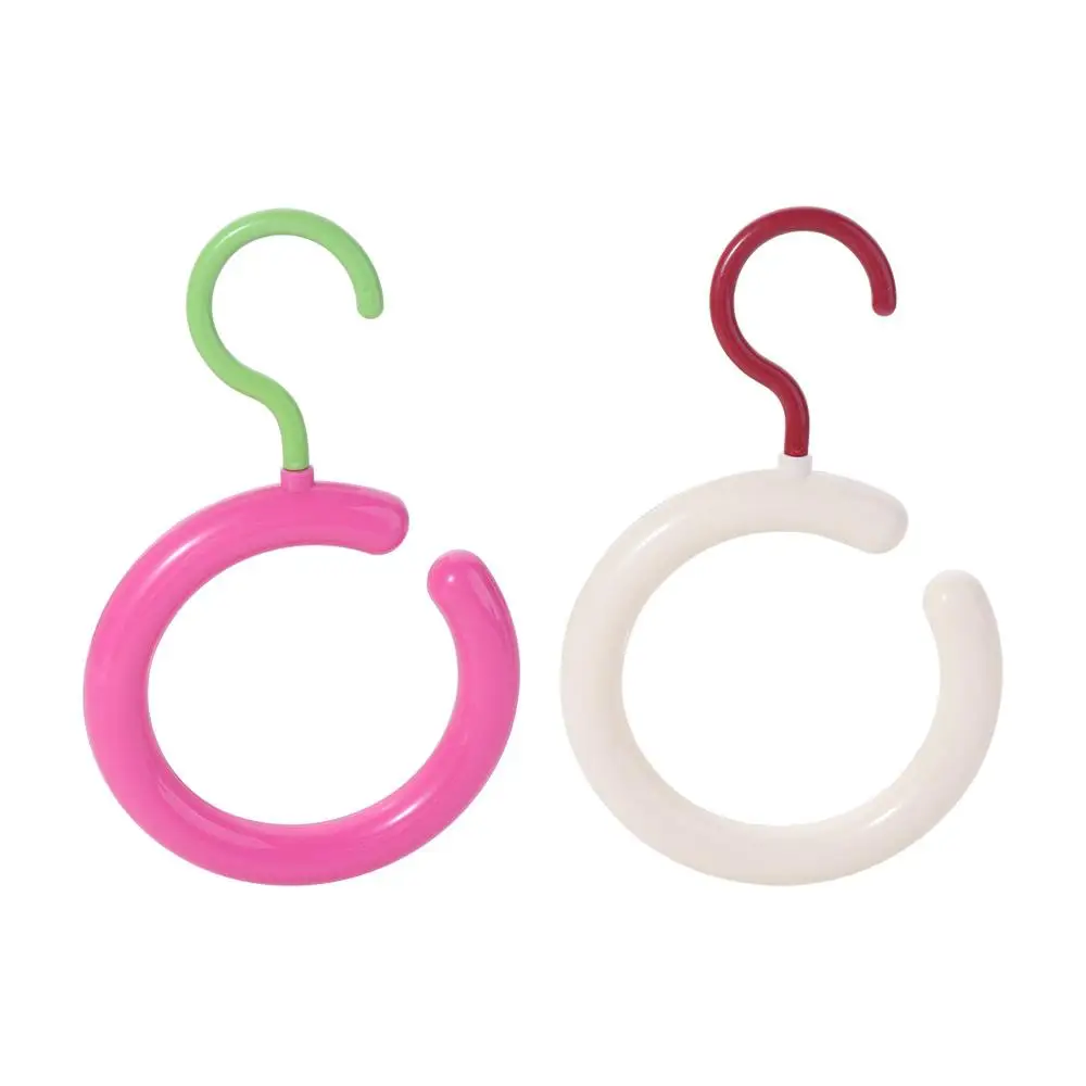 Circular Round Scarf Tie Hanger Hat Rack Space Saving Clothing Hanger Tie Storage Display Rack Clothes Storage Hook Home