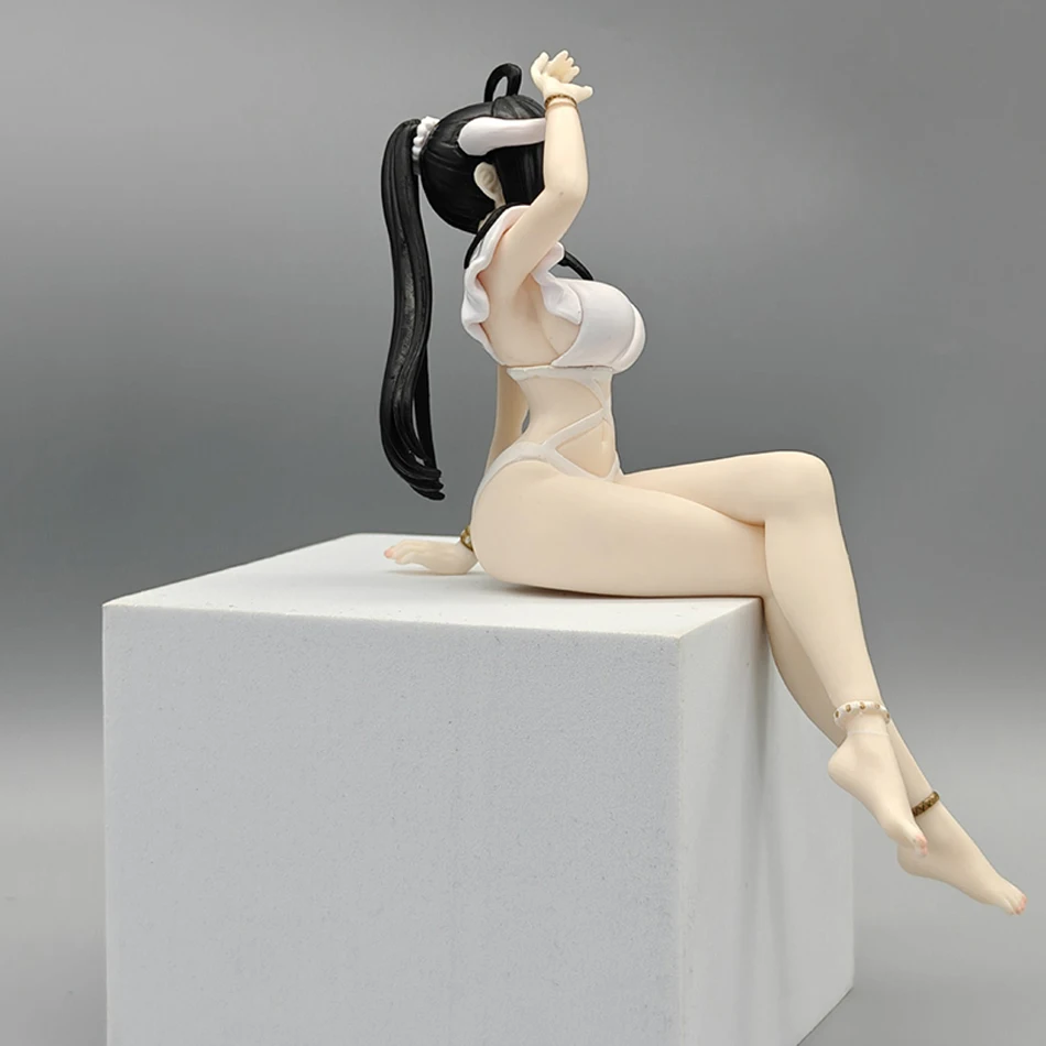 Overlord albedo anime menina figura macarrão rolha albedo maiô figura de ação adulto sexy modelo colecionável boneca brinquedos 16cm