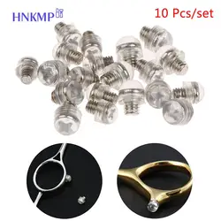 Tijeras de goma para el pelo, silenciador de goma para piezas, accesorio de peluquería, reemplazo, 10 unidades