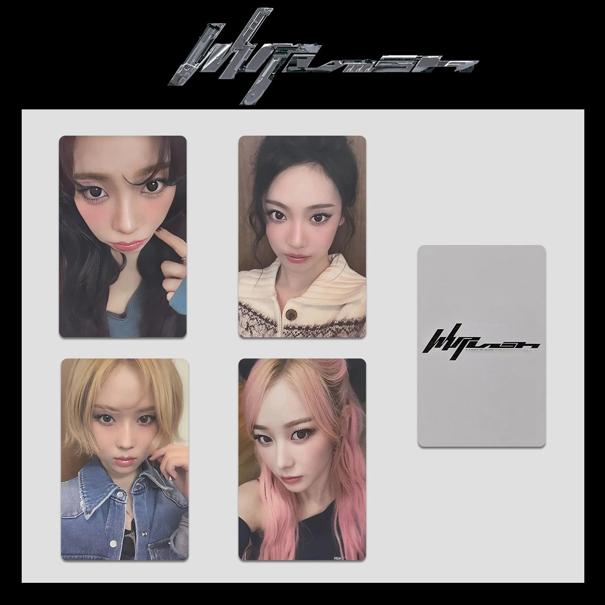 4/12Pcs/Set Kpop Karina Winter Whiplash Album Photocards List Giselle Ningning Hoodie K4 Ver Selfie Concert Lomo Cards Fans Gift