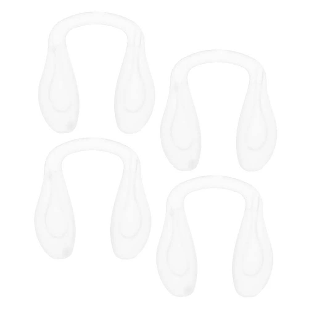 

4Pcs Soft Silicone U-Shaped Nose Pads Stable Anti-Slip Nose Bridge Pads for Glasses Clear Replacement Eyewear Accessories