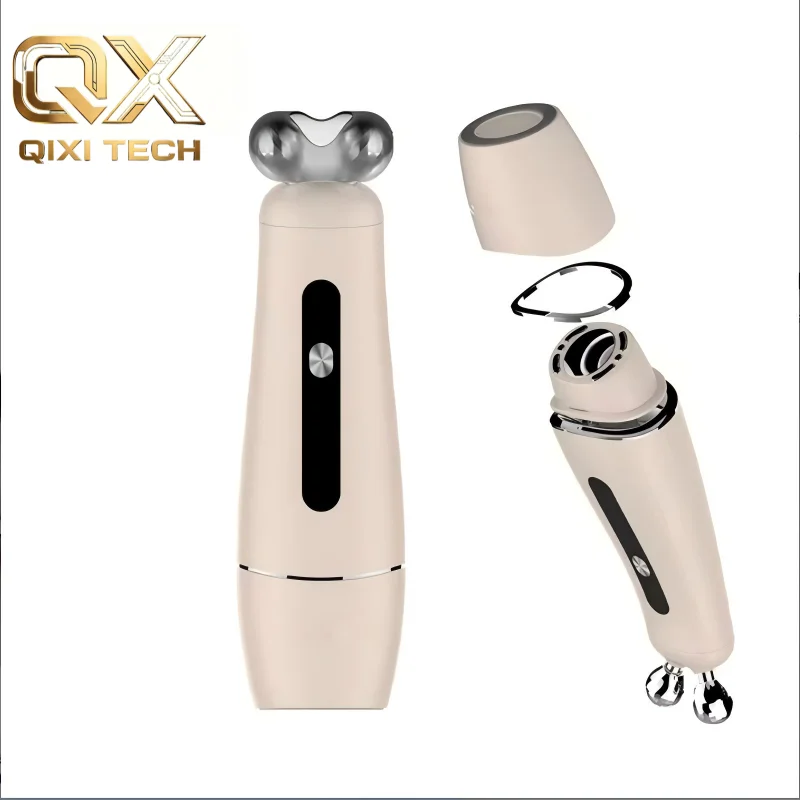3-in-1 handheld facial massager and skin care tool with microcurrent facial sculpting device for neck and face massage.