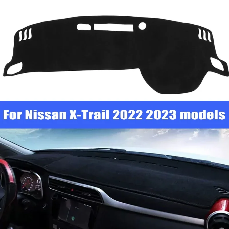 Car Dashboard Cover Sun Shade Mats Avoid Light Pads Instrument Panel Protective For Nissan X-Trail 2022 2023 Models