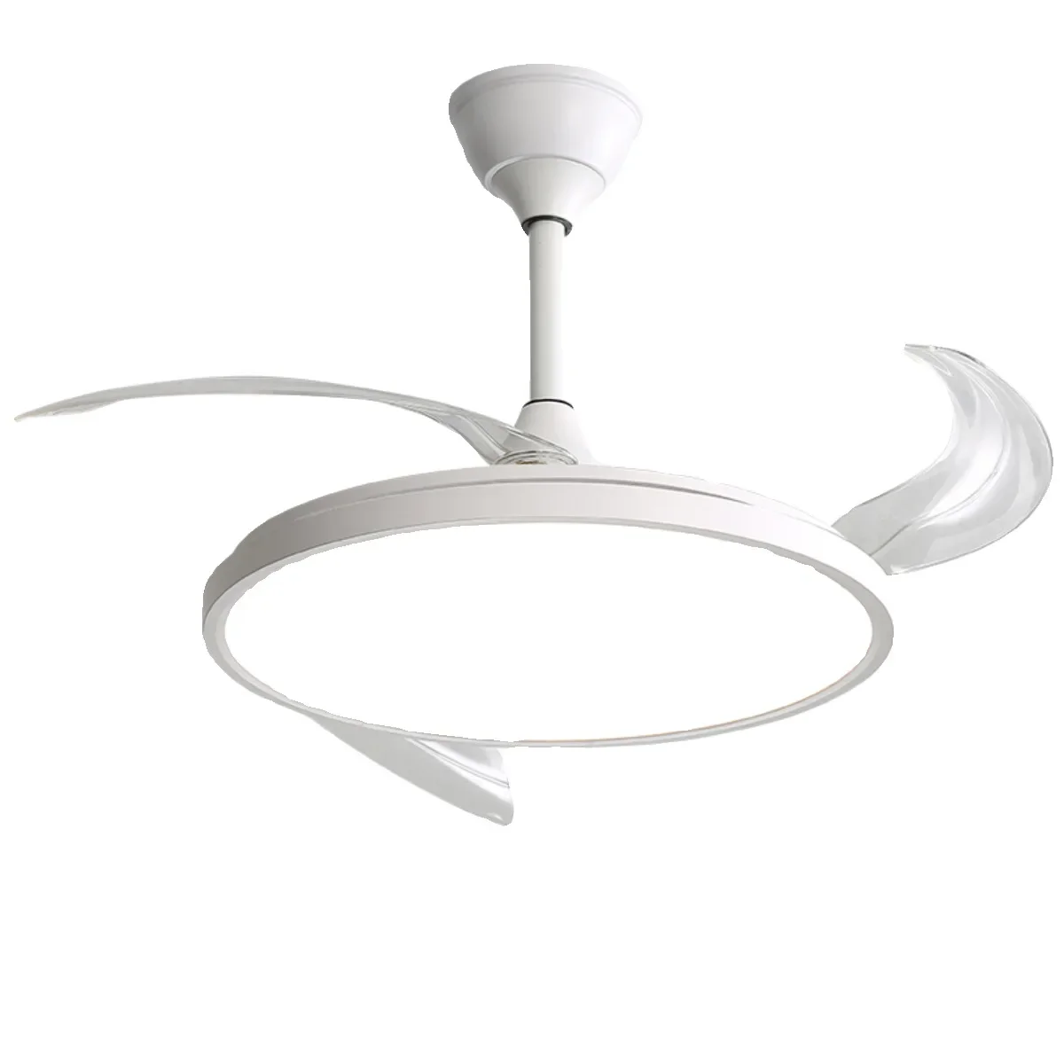 

Full spectrum eye protection fan ceiling light, smart bedroom silent invisible fan restaurant chandelier