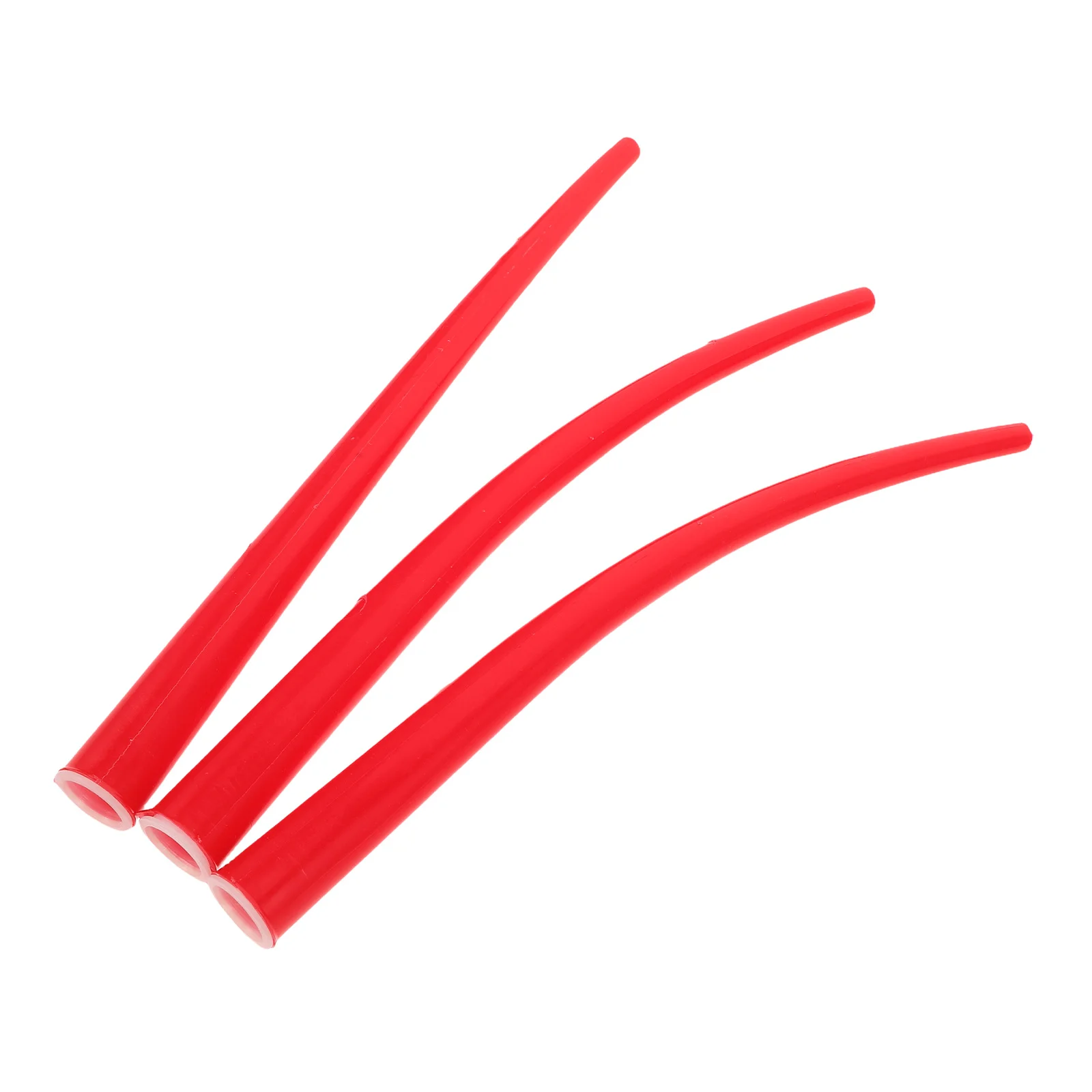 3pcs Glass Glue Nozzle Long Extension Replaceable Tips Control Hard To Reach Areas Caulking Tool For Diy