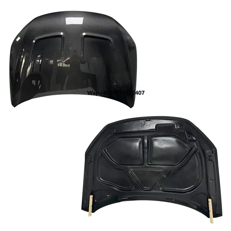 

For VW Scirocco 2008-2017 Customized Carbon Fiber Hood Clear Coated