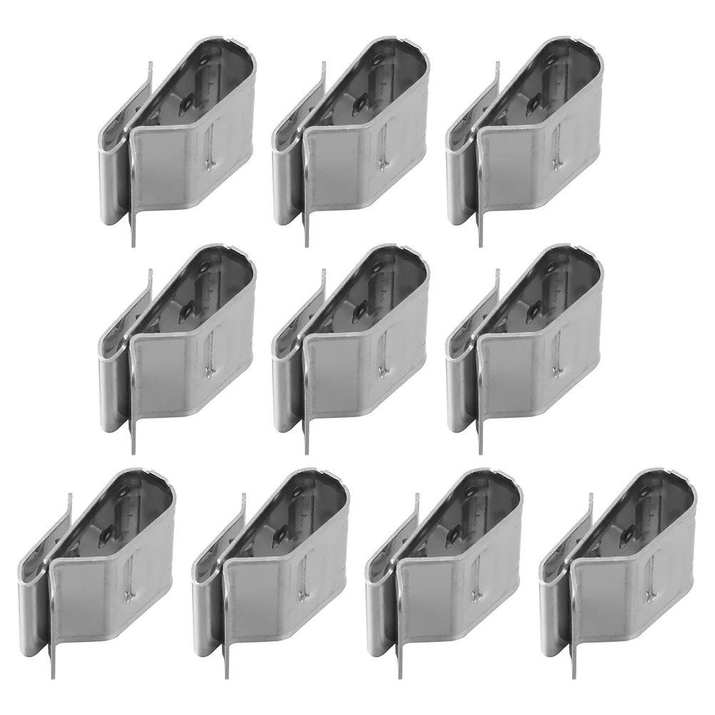 55pcs 304 Stainless Steel Cable Clips for Solar Photovoltaic Grounding Wire PV Module Wire Management Electrical