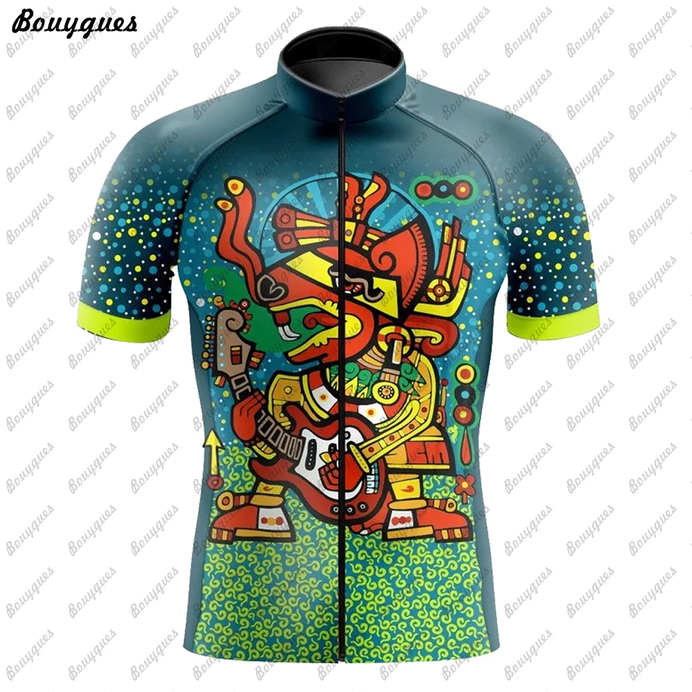 2023 NEW Mexico Cycling Jersey MTB Maillot Bike Shirt Downhill Jersey High Quality Pro Team Tricota Mountain Bicycle Clothing