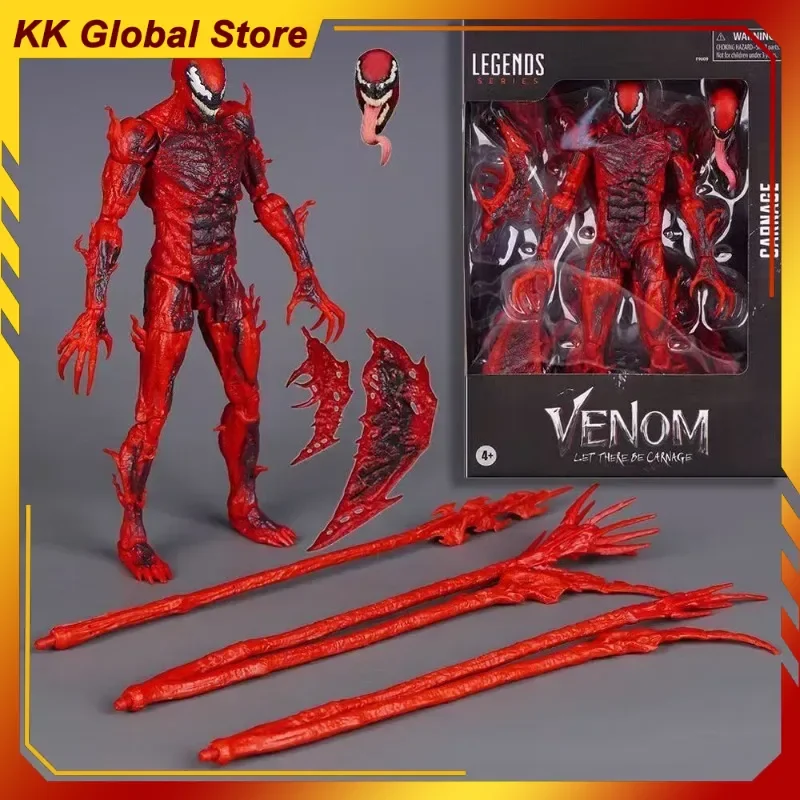 

21cm SpiderMan No Way Home Film Peripherals Venom Carnage Action Figure Pvc Model Desktop Decoration Ornaments Birthday Gift Toy