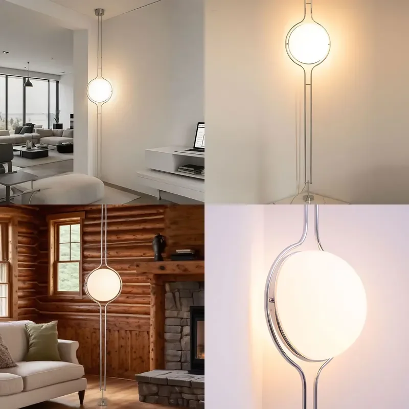 Wholesale Luxury High Quality Decorative Floor Lamp Opal Ball LED Light Home Decoration Living Room Modern Acrylic Glass